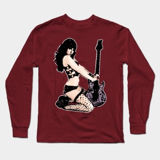 Guitar girl Long Sleeve T-Shirt